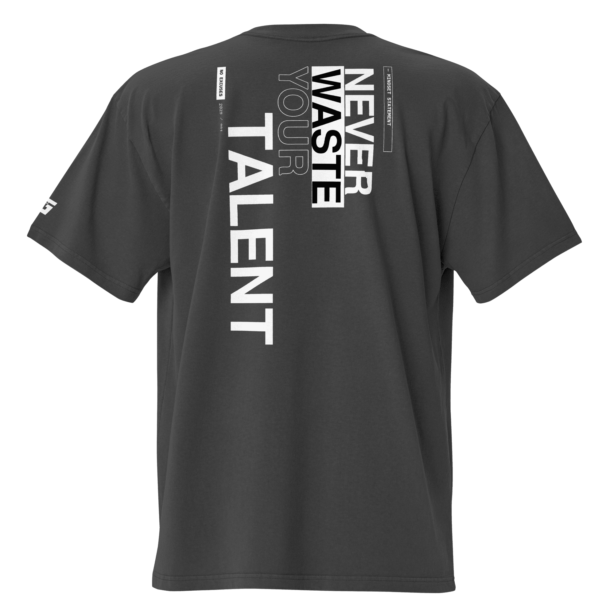 Never Waste Your Talent Oversized Tee